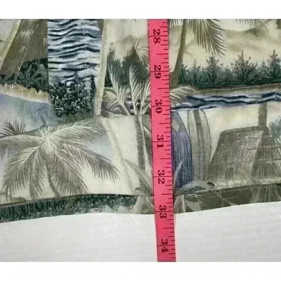 St Johns Bay Mens XXL Button Down Hawaiin Shirt Rayon Island Style Short Sleeve - Picture 3 of 8